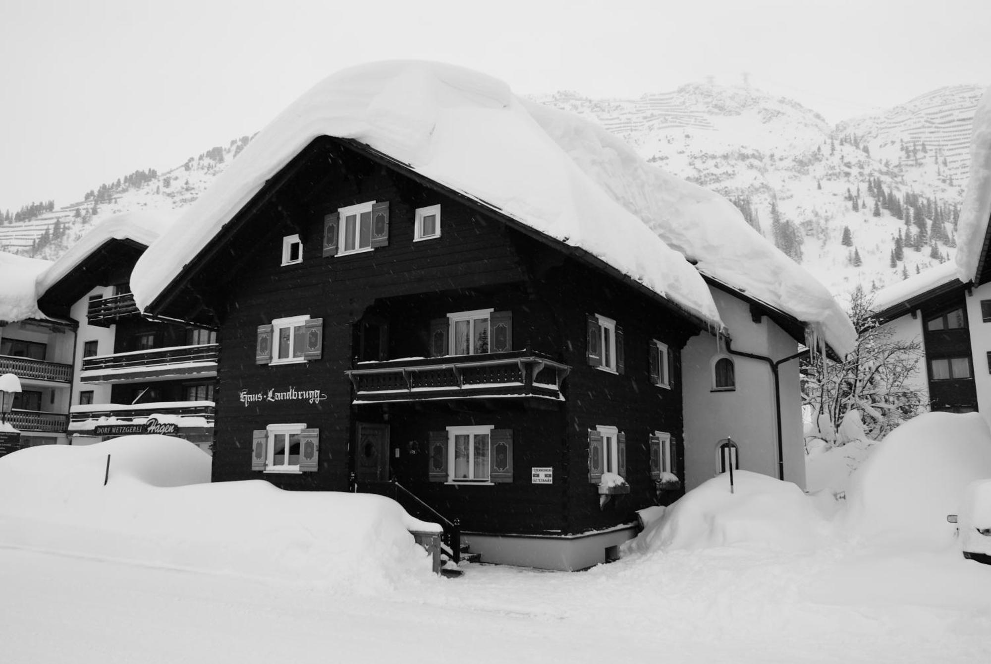 Haus Landbrugg Lägenhet Lech am Arlberg Exteriör bild